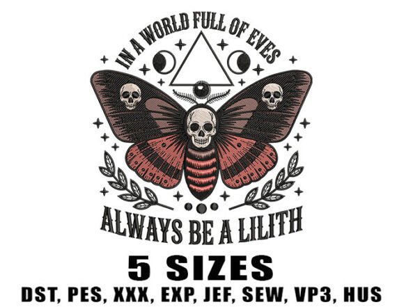 Death Moth Embroidery Design Review