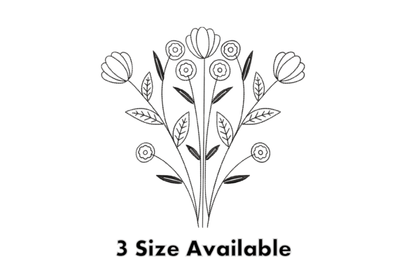 Elegant Floral Bouquet Embroidery File Review