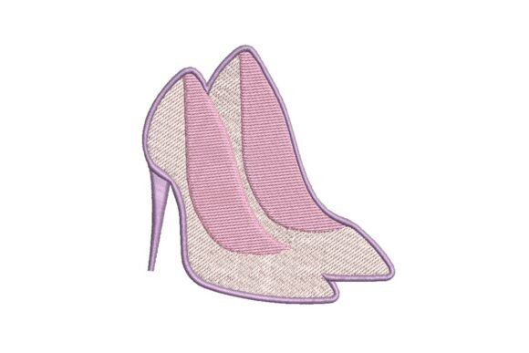 Elegant High Heel Shoes Embroidery Design Review
