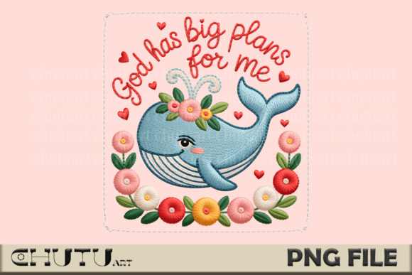Faith Whale Embroidery PNG: A Seller’s Review