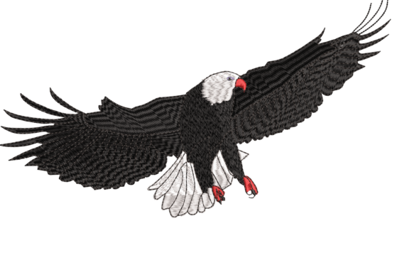 Falcon Embroidery Design Review for Merch