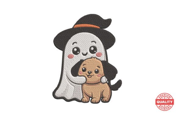 Ghost Hugging Dog Embroidery: A Designer’s Review