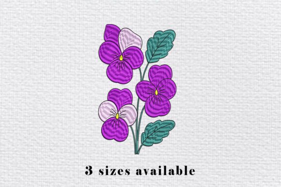 Purple Violet Embroidery Design Review for Etsy Sellers