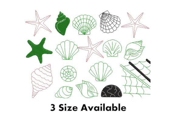 Review: Beach Shells Embroidery Design Set for Apparel