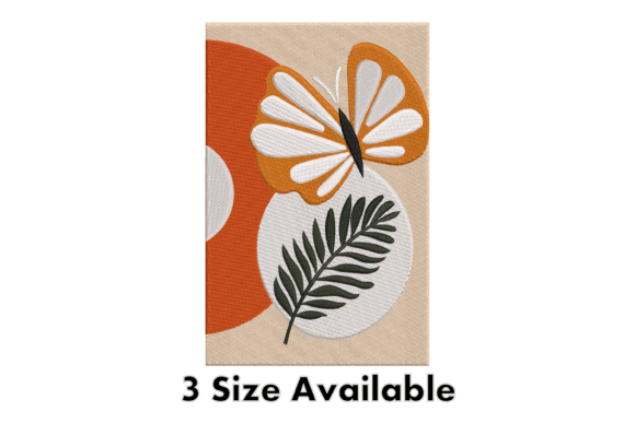 Review: Boho Butterfly Leaf Embroidery File