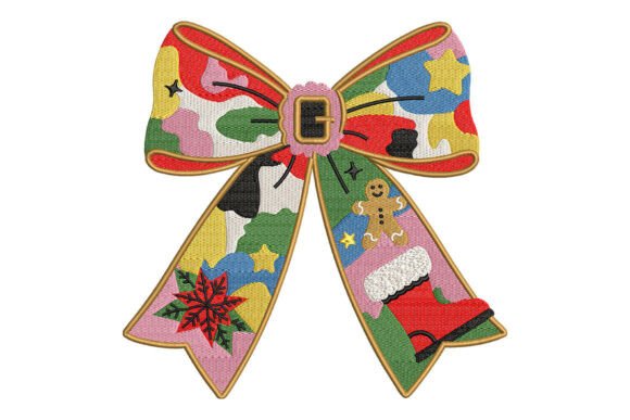 Review: Christmas Patchwork Bow Embroidery