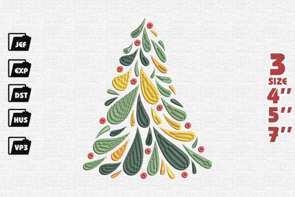 Review: Christmas Tree Machine Embroidery for Boutique Sweatshirts