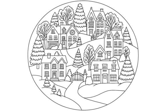 Review: Christmas Village Hand Embroidery Pattern