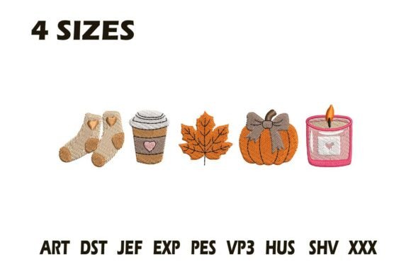 Review: Cozy Fall Icons Embroidery Design