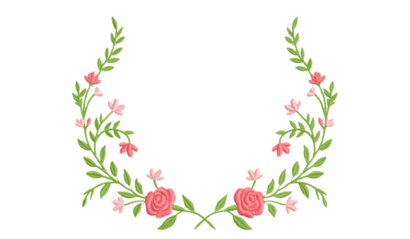 Review: Floral Embroidery Frame Design Roses