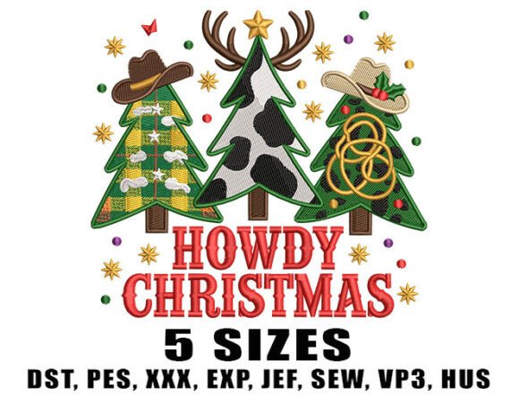 Review: Howdy Christmas Tree Embroidery Designs