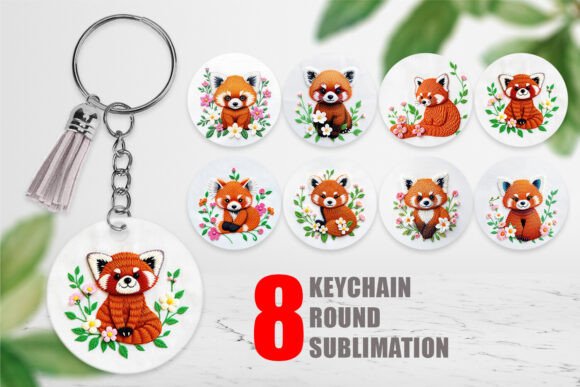 Review: Keychain Red Panda Embroidery Design