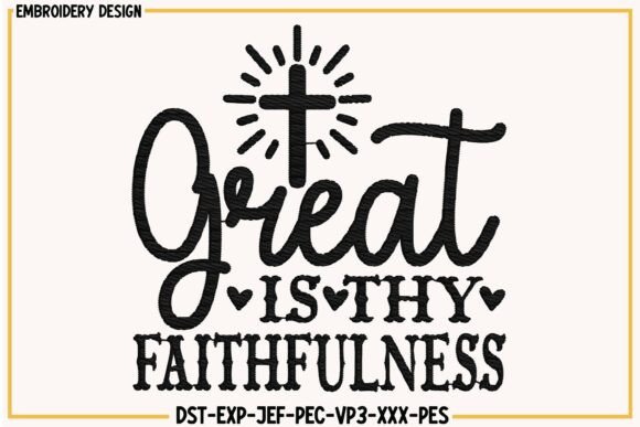 Reviewing Great is Thy Faithfulness Embroidery