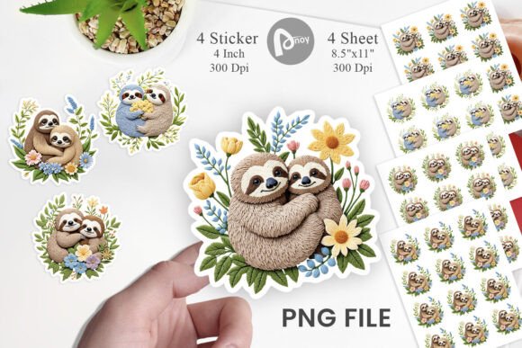 Reviewing Sloth Embroidery Sticker for Boutique Apparel