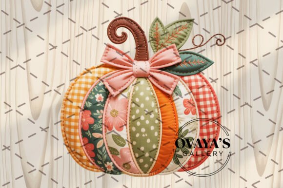 Reviewing the Fall Patchwork Pumpkin Embroidery PNG