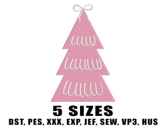 Reviewing the Pink Christmas Tree Embroidery Designs