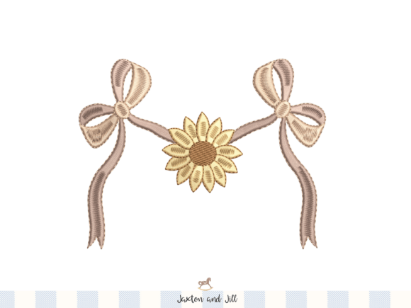 Sunflower Bow Embroidery Design Review